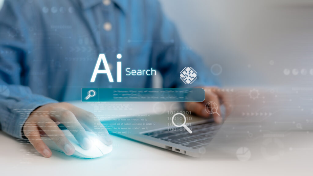 Ai search search optimization artificial intelligence technology.