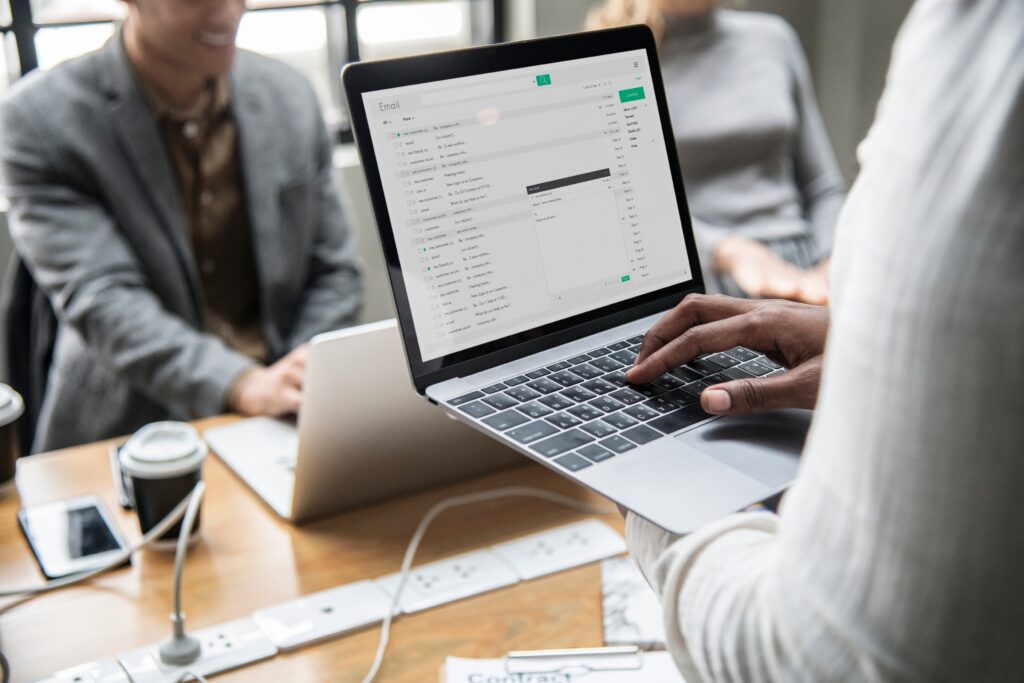Content Marketing Analytics Displayed on a Laptop