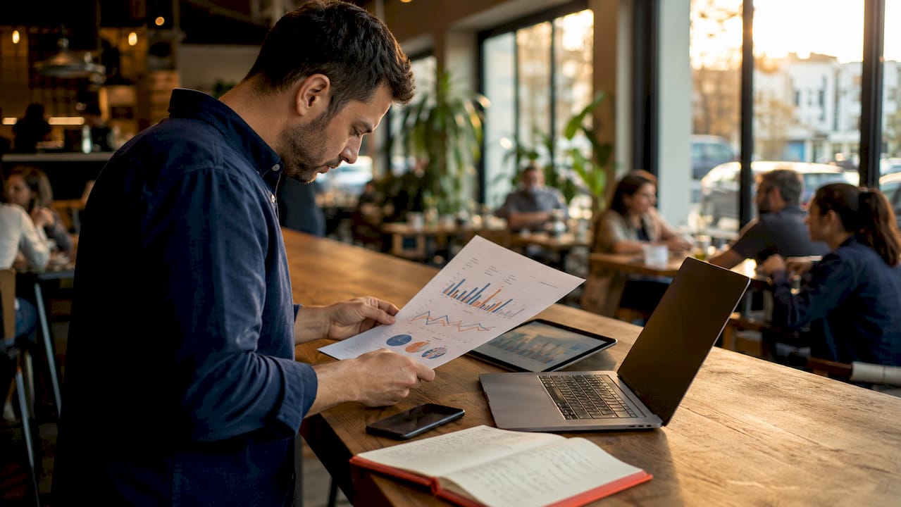 SEO specialist working with AI tools