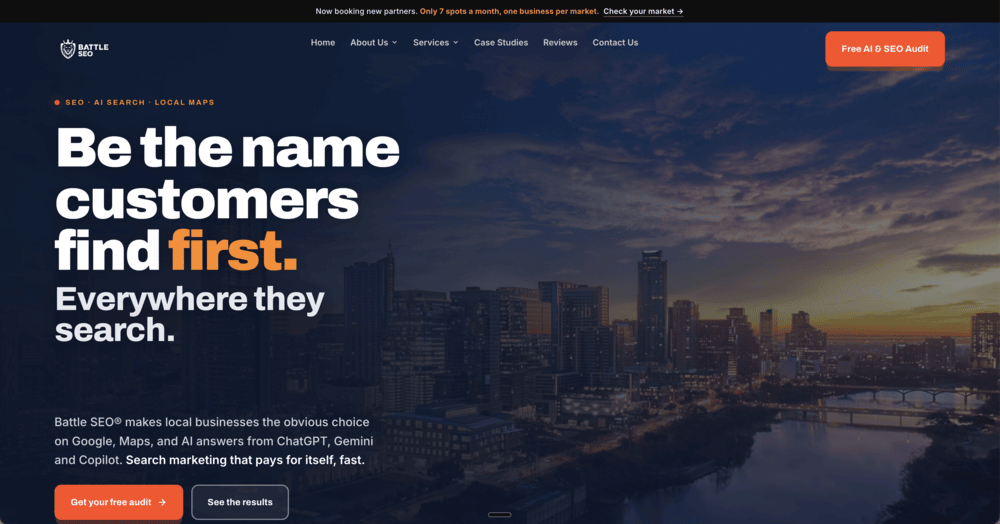 Battle SEO® website designed and built by our team