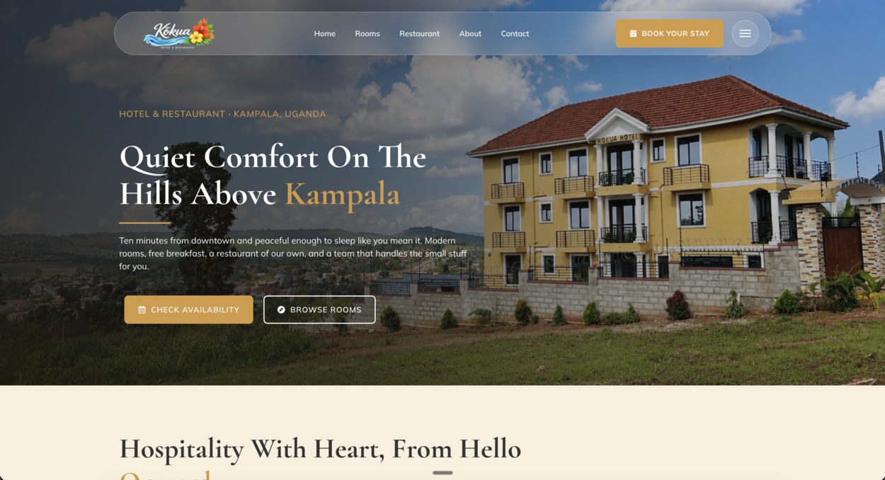 Kokua Hotel hospitality website designed by Battle SEO®