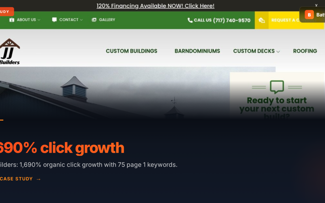 Barndominium Builders SEO & AI Case Study